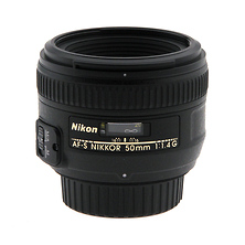 AF-S Nikkor 50mm f/1.4G Autofocus Lens - Open Box Image 0