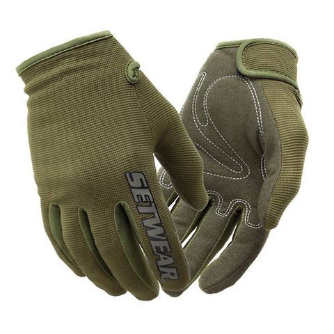 Stealth Touch Screen Friendly Design Glove (Green, Small) Image 0