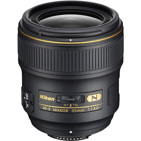 AF-S NIKKOR 35mm f/1.4G N SWM Lens - Pre-Owned Image 0