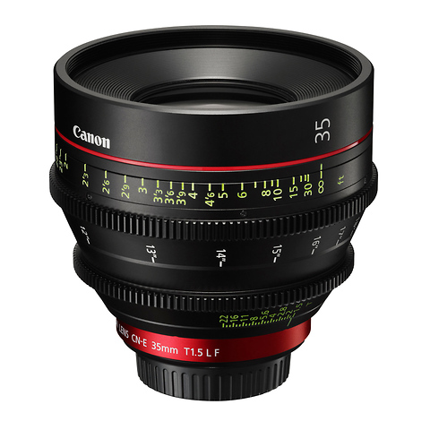 CN-E35mm T1.5 L F Cinema Prime Lens (EF-Mount) Image 0