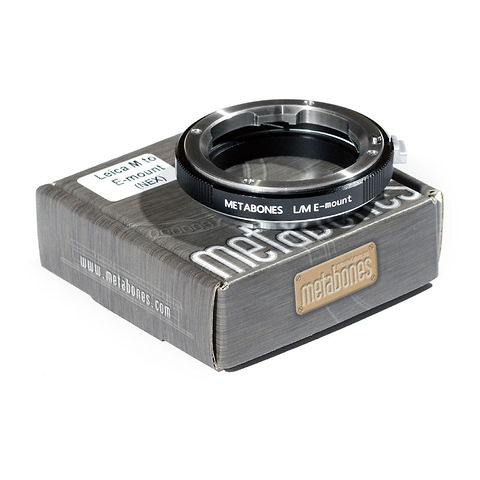 Leica M Mount Lens to Sony NEX Camera Lens Mount Adapter (Black) Image 3