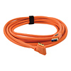 15 ft. TetherPro USB 3.0 Male A to Micro-B Right Angle Cable (Orange) Thumbnail 0