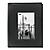 4X6-200 Sewn Frame Photo Album Cutout (Black)
