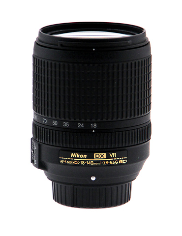 AF-S DX NIKKOR 18-140mm f/3.5-5.6G ED VR Lens (Open Box) Image 0
