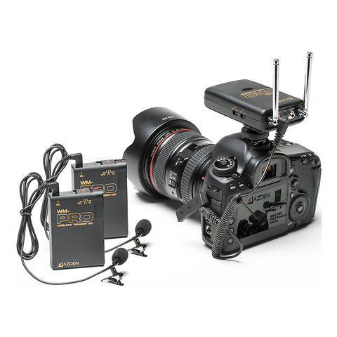 WR32-Pro VHF Dual-Channel Receiver for DSLR (169.445 and 170.245 MHz) Image 1