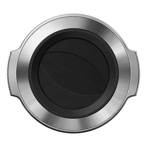 LC-37C Auto Open Lens Cap for M.ZUIKO DIGITAL ED 14-42mm f/3.5-5.6 EZ Lens (Silver) Image 1