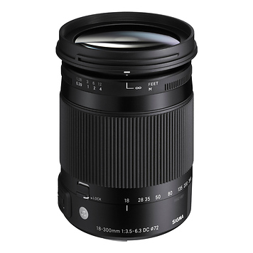 18-300mm f/3.5-6.3 DC HSM OS Macro Zoom Contemporary Lens for Nikon F
