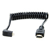 Right-Angle Micro to Full HDMI Coiled Cable (11.8-17.7 In.) Thumbnail 0