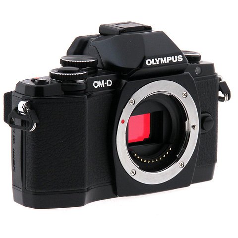 OM-D E-M10 Micro Four Thirds Digital Camera Body - Black - Open Box Image 0