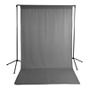 5X9 Ft. Wrinkle-Resistant Poly Background (Gray) Thumbnail 1