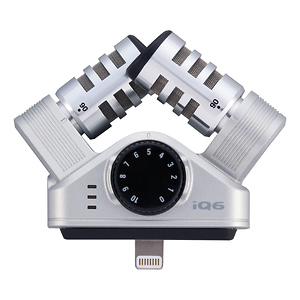 iQ6 Stereo X/Y Microphone for iOS Devices with Lightning Connector