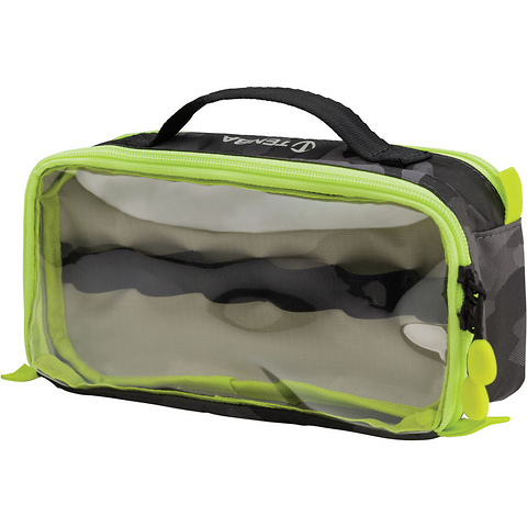 Cable Duo 4 Cable Pouch (Black Camouflage/Lime) Image 0