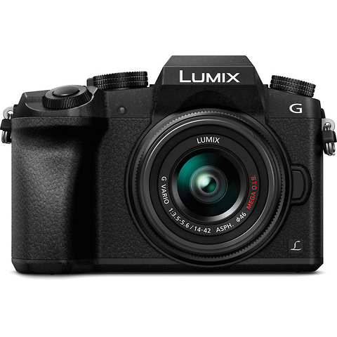 Lumix DMC-G7 Mirrorless Micro Four Thirds Digital Camera with 14-42mm and 45-150mm Lenses (Black) Image 2