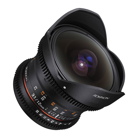 12mm T3.1 ED AS IF NCS UMC Cine DS Fisheye Lens for Nikon F Mount Image 0