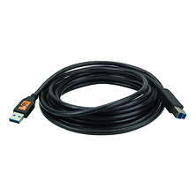 TetherPro SuperSpeed USB 3.0 Male A to Male B Cable - 15 ft. (Black) Image 0