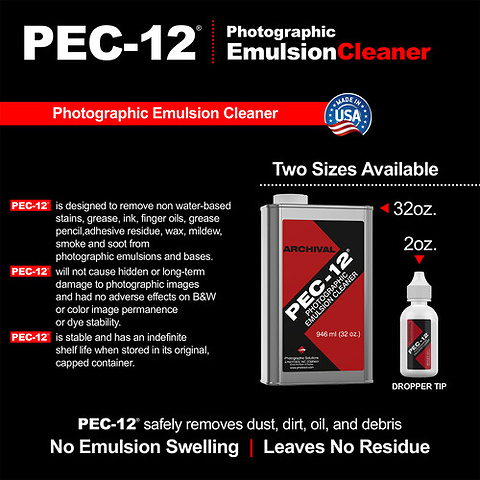 PEC-12 Photographic Emulsion Cleaner (2 oz Bottle) Image 3