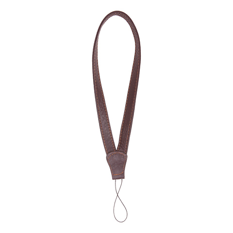 Leather Camera Wrist Strap with Cord Tethering (Brown) - Pre-Owned Image 1