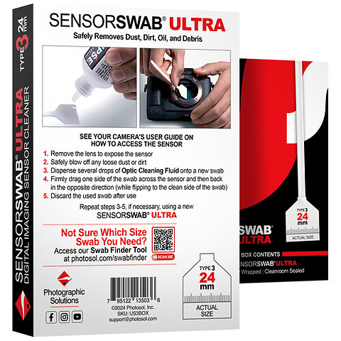 ULTRA Sensor Type 2 Swabs (Box of 12) Image 7