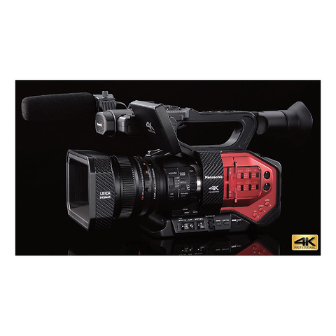 4K Handheld Camcorder with Four Thirds Sensor and Integrated Zoom Lens Image 3