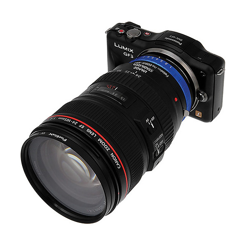 Canon EF Pro Lens Adapter with Built-In Iris Control for Micro Four Thirds Cameras Image 4