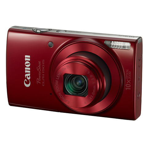 PowerShot ELPH 190 IS Digital Camera (Red) - Open Box Image 0