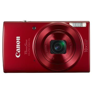 PowerShot ELPH 190 IS Digital Camera (Red) - Open Box