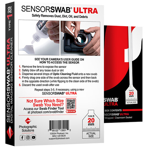 Sensor Swab ULTRA Type 1 (Box of 12) Image 7