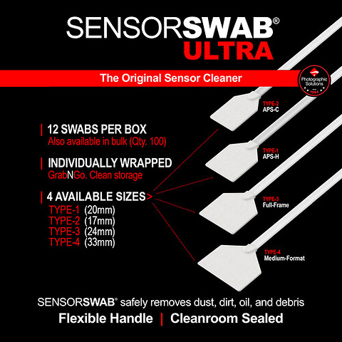 Sensor Swab ULTRA Type 1 (Box of 12) Image 2