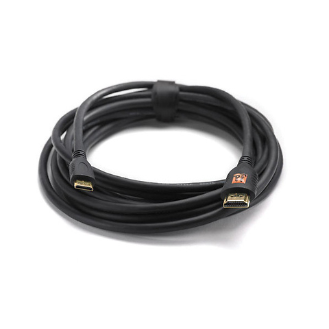 TetherPro Mini HDMI Male (Type C) to HDMI Male (Type A) Cable - 15 ft. (Black) Image 0