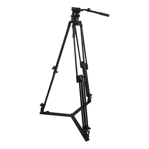 BCT-2003 Professional 3-Section Aluminum Video Tripod with 75mm Bowl Image 2