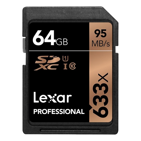 64GB Professional UHS-I SDXC Memory Card (U1) - FREE with Qualifying Purchase Image 0