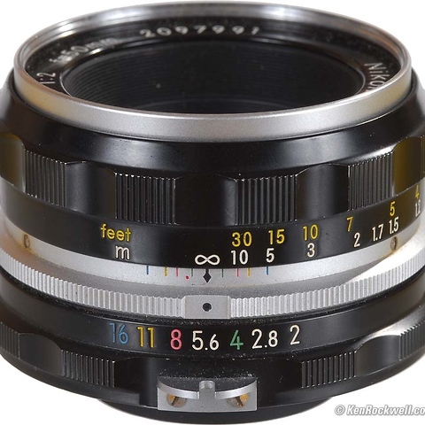 Nikkor 50mm f/1.4 Non AI Manual Focus Lens - Pre-Owned Image 0
