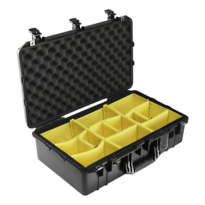 1555AirWD Carry-On Case (Black, with Dividers)