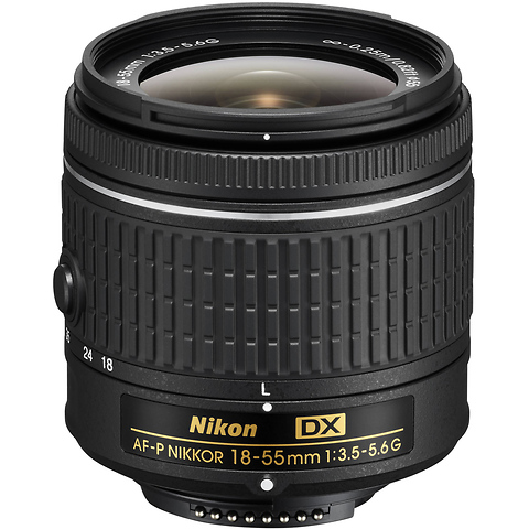 AF-P DX NIKKOR 18-55mm f/3.5-5.6G Lens Image 0