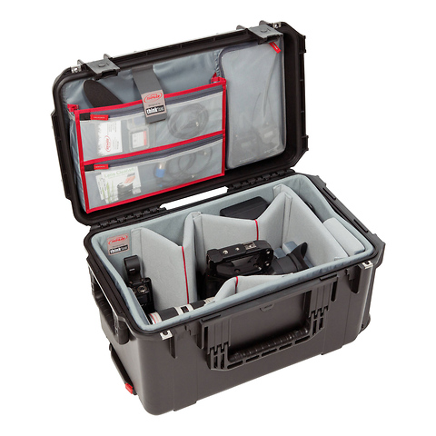 iSeries 2213-12 Case with Think Tank Designed Video Dividers and Lid Organizer (Black) Image 0