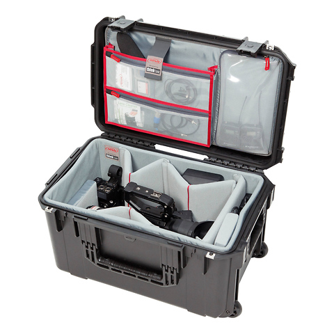 iSeries 2213-12 Case with Think Tank Designed Video Dividers and Lid Organizer (Black) Image 4