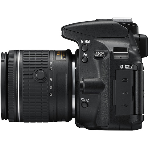 D5600 Digital SLR Camera with 18-55mm Lens (Black) Image 3