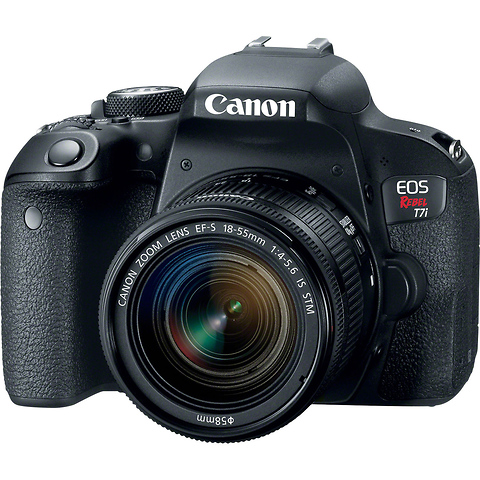 EOS Rebel T7i Digital SLR Camera with 18-55mm Lens Image 0