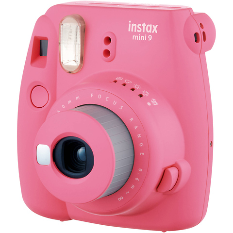 Instax Mini 9 Instant Film Camera with Case, Photo Album, and Film (Flamingo Pink) Image 2