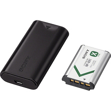 Battery and Travel DC Charger Kit with NP-BX1 Battery Image 0