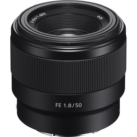 Sony FE 50mm f/1.8 E-Mount Full-Frame Lens (SEL50F18F) - Pre-Owned Image 0