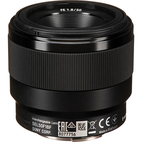 Sony FE 50mm f/1.8 E-Mount Full-Frame Lens (SEL50F18F) - Pre-Owned Image 2