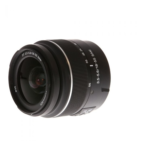SAL 18-55mm f/3.5-5.6 DT AF Alpha-Mount Lens Pre-Owned Image 0