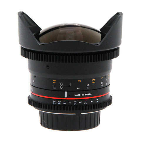 12mm T3.1 ED UMC Cine DS Fisheye Lens - Nikon F Mount - Open Box Image 1