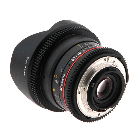 12mm T3.1 ED UMC Cine DS Fisheye Lens - Nikon F Mount - Open Box Image 3