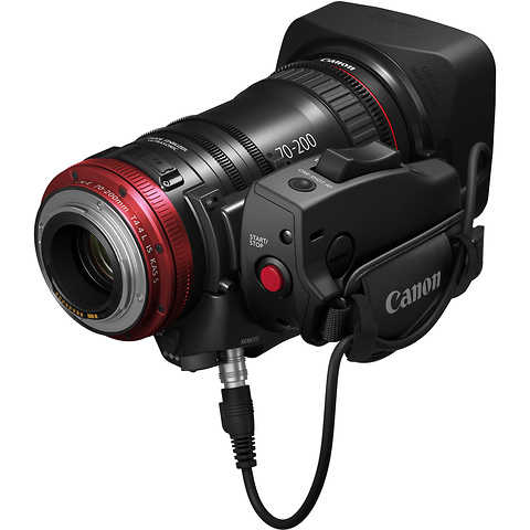 CN-E 70-200mm T4.4 Compact-Servo Cine Zoom Lens (EF Mount) with ZSG-C10 Zoom Grip Image 3
