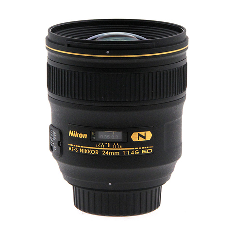 AF-S Nikkor 24mm f/1.4G ED Wide Angle Lens (Open Box) Image 0