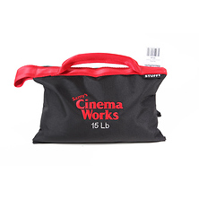 Cinema Works 15 lb Sandbag (Black with Red Handle) Image 0