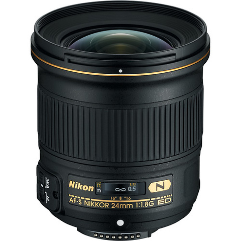 Nikkor AF-S 24mm f/1.8G ED N Lens - Pre-Owned Image 0