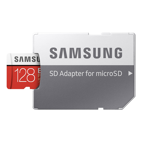 128GB EVO+ UHS-I microSDXC Memory Card Image 1